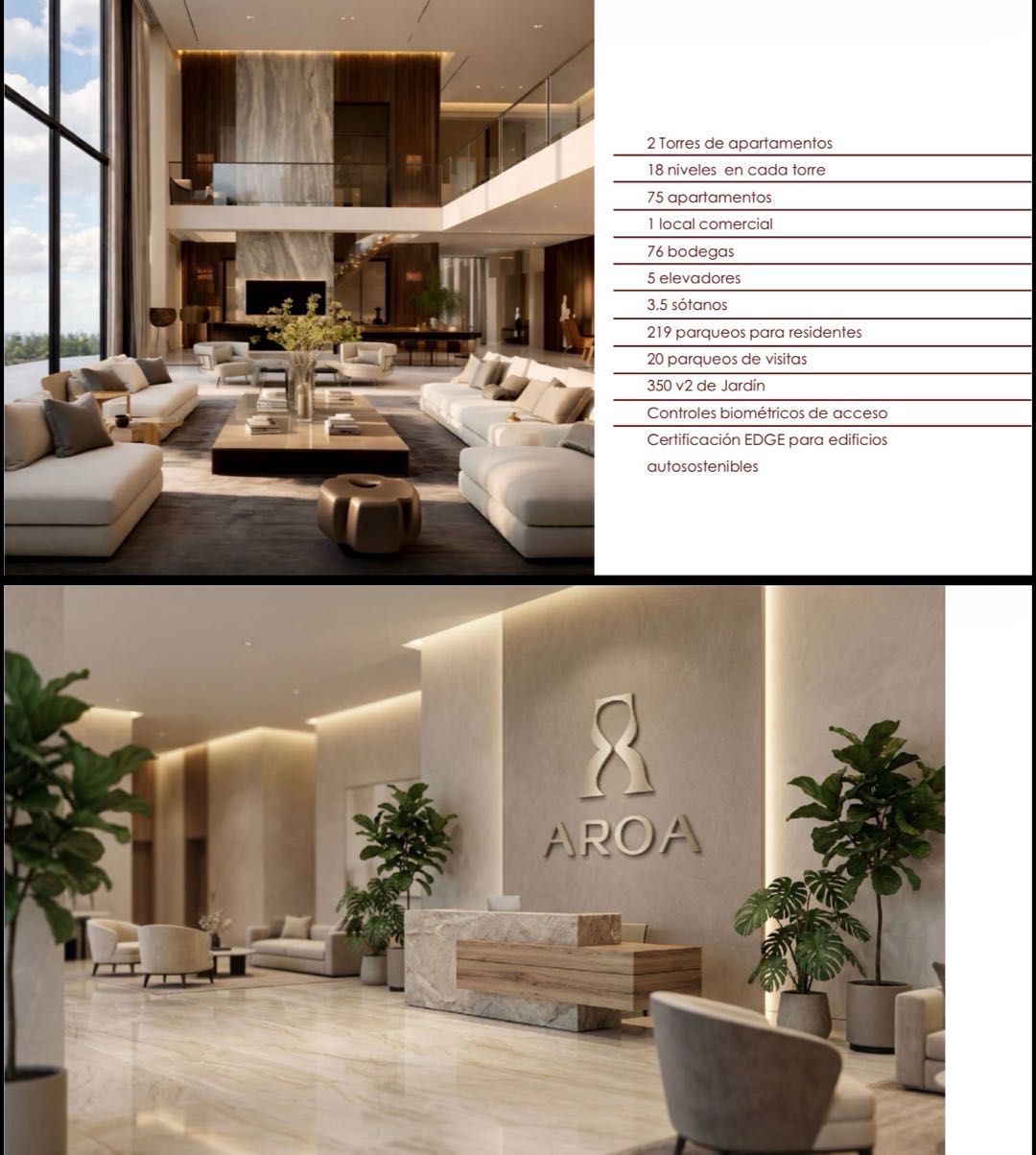 VENTA DE EXCLUSIVO PROYECTO EN PLANOS – AROA, ZONA 15 - Image 2